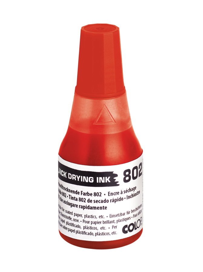 Istampa Kaşe ve Mürekkepleri COLOP 802 25ML ÇABUK KURUYAN MÜREKKEP KIRMIZI Satın Al