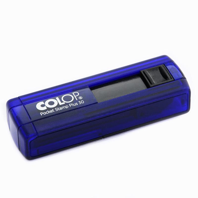 Istampa Kaşe ve Mürekkepleri COLOP CEP30 KAŞE MAVİ KASA SİYAH KEÇE - 18X47MM Satın Al