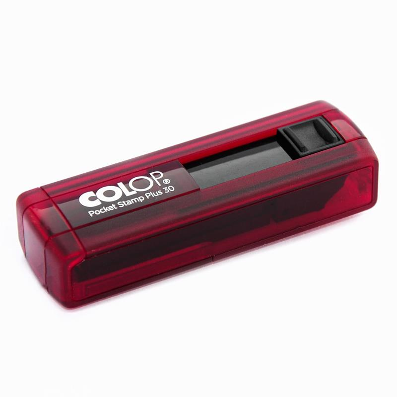 Istampa Kaşe ve Mürekkepleri COLOP CEP30 KAŞE KIRMIZI KASA SİYAH KEÇE - 18X47MM Satın Al