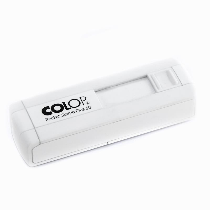 Istampa Kaşe ve Mürekkepleri COLOP CEP30 KAŞE BEYAZ KASA SİYAH KEÇE - 18X47MM Satın Al