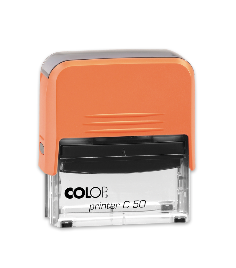 Istampa Kaşe ve Mürekkepleri COLOP PRINTER C50 TURUNCU KASA SİYAH KEÇE - 30X69MM Satın Al