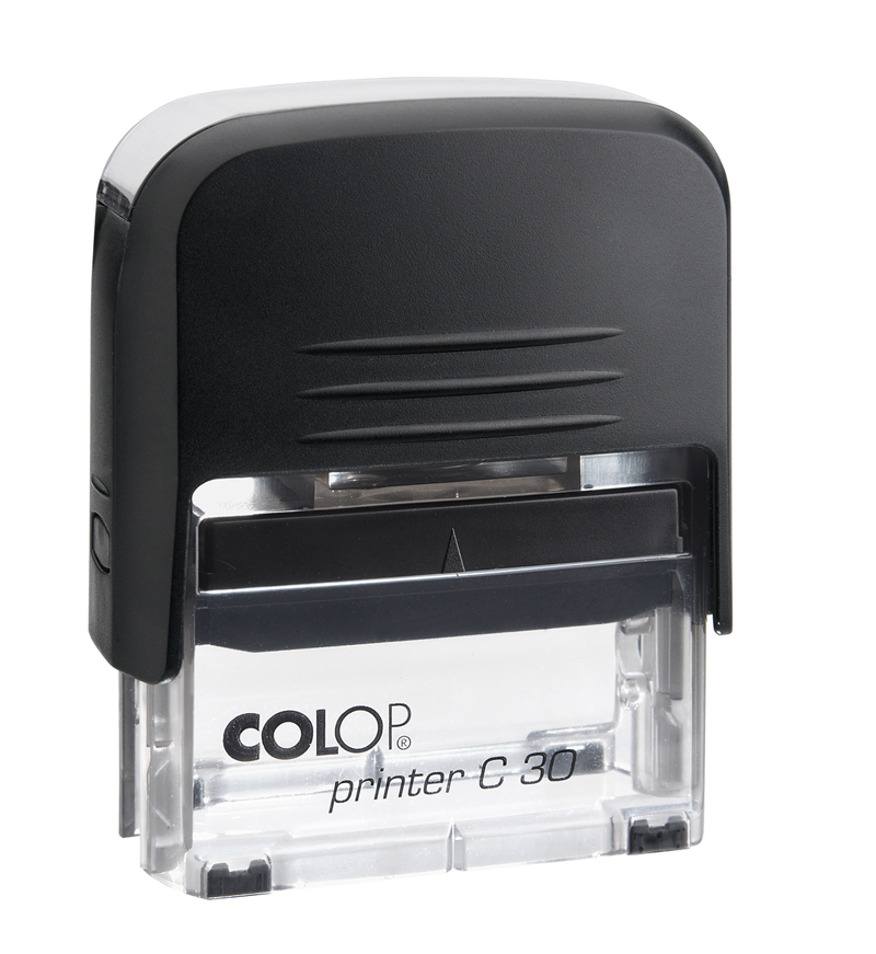 Istampa Kaşe ve Mürekkepleri COLOP PRINTER C30 SİYAH KASA KURU KEÇE - 18X47MM Satın Al