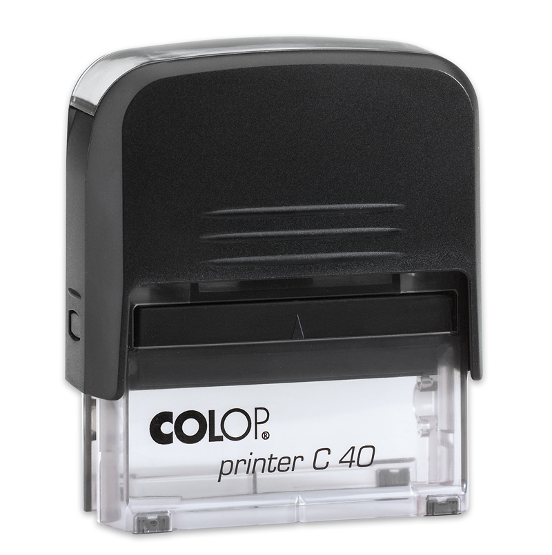 Istampa Kaşe ve Mürekkepleri COLOP PRINTER C40 SİYAH KASA KURU KEÇE - 23X59MM Satın Al