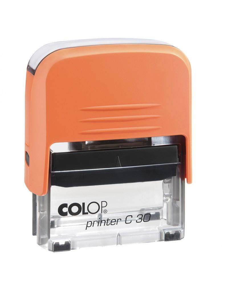 Istampa Kaşe ve Mürekkepleri COLOP PRINTER C30 TURUNCU KASA SİYAH KEÇE - 18X47MM Satın Al