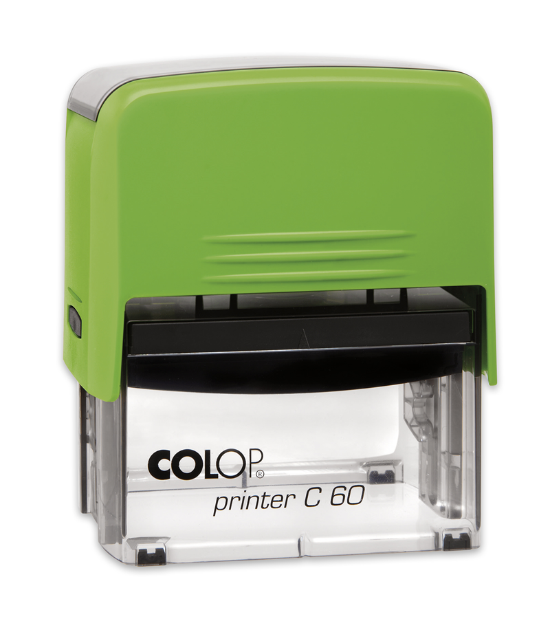 Istampa Kaşe ve Mürekkepleri COLOP PRINTER C60 YEŞİL KASA SİYAH KEÇE - 37X76MM Satın Al