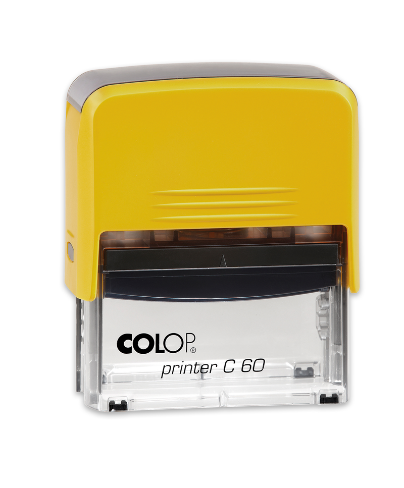 Istampa Kaşe ve Mürekkepleri COLOP PRINTER C60 SARI KASA SİYAH KEÇE - 37X76MM Satın Al