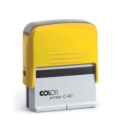 Istampa Kaşe ve Mürekkepleri COLOP PRINTER C40 SARI KASA SİYAH KEÇE - 23X59MM Satın Al