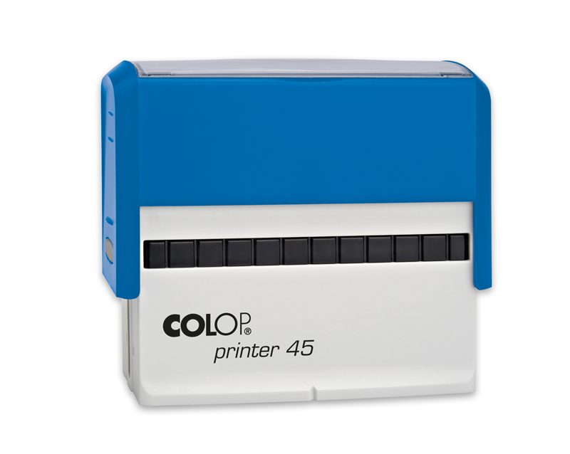 Istampa Kaşe ve Mürekkepleri COLOP PRINTER 45 MAVİ KASA MAVİ KEÇE - 25X82MM Satın Al