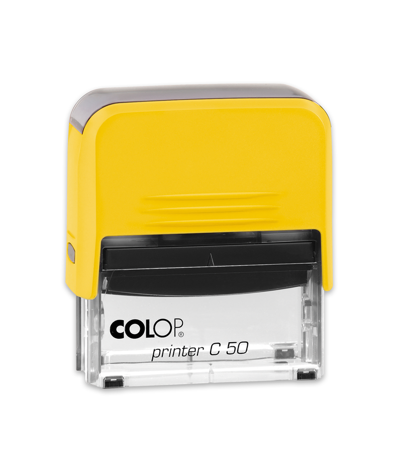 Istampa Kaşe ve Mürekkepleri COLOP PRINTER C50 SARI KASA SİYAH KEÇE - 30X69MM Satın Al