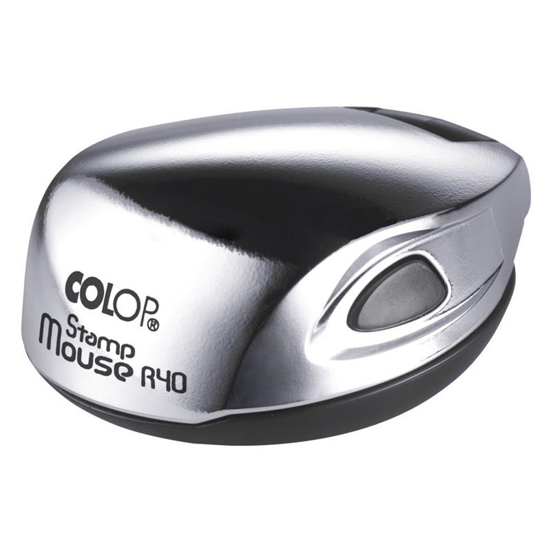 Istampa Kaşe ve Mürekkepleri COLOP STAMP MOUSE R40 KROM KASA MAVİ KEÇE - 40MM Satın Al
