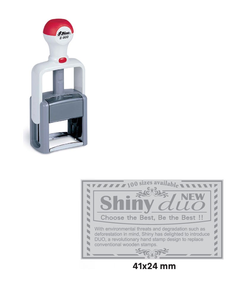 Istampa Kaşe ve Mürekkepleri SHINY E-900 SİYAH KASA SİYAH PED 41X24MM Satın Al