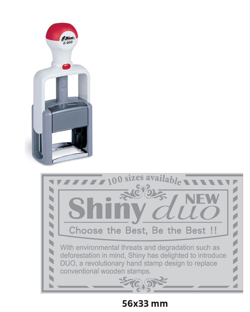 Istampa Kaşe ve Mürekkepleri SHINY E-906 OTOMATİK KAŞE 56X33MM Satın Al