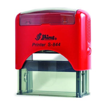 Istampa Kaşe ve Mürekkepleri SHINY S-844 KIRMIZI KASA SİYAH PED 58X22MM Satın Al