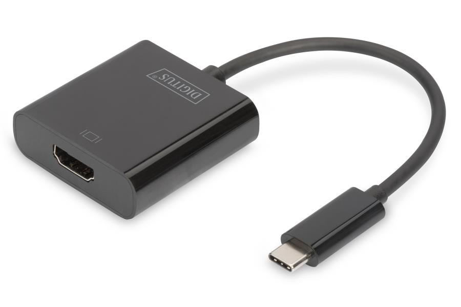 Kablolar ve Adaptörler Digitus DA-70852 USB 3.1 (Gen.1)(USB Tip C)HDMI  (Ultra HD, 4K, 3840 x 2160p@30Hz) Satın Al