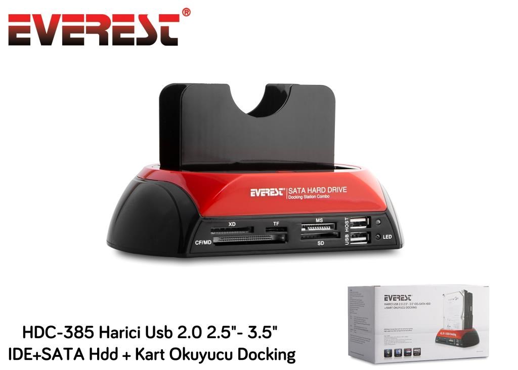 Kablolar ve Adaptörler EVEREST HDC-385 2.5