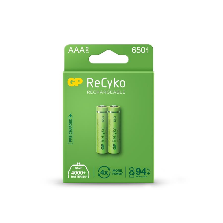Kablolar ve Adaptörler GP AAA 650 mAh Şarjlı İnce Kalem Pil 2'li Paket GP65AAAHCHP-BU2 Satın Al