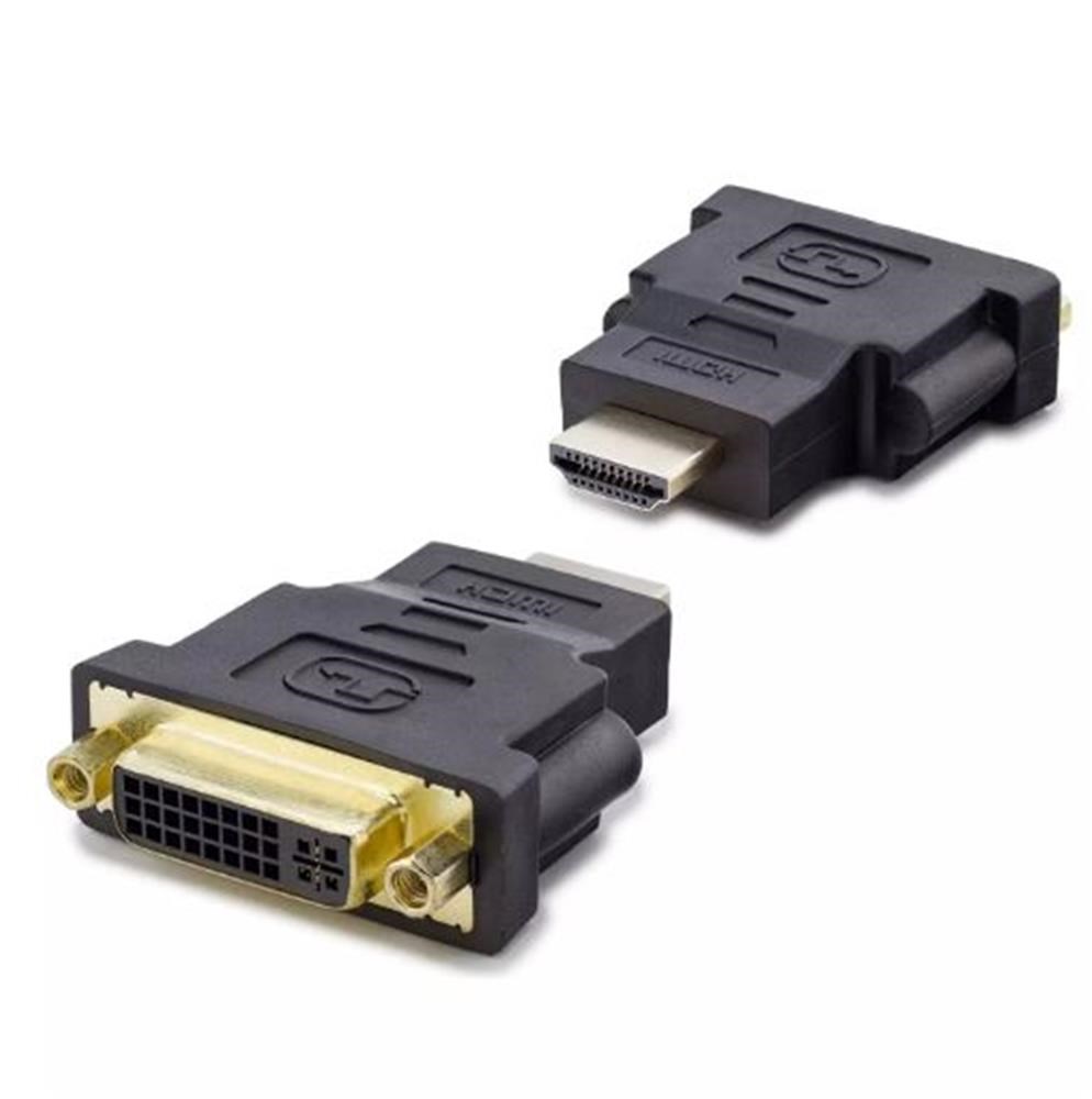 Kablolar ve Adaptörler HADRON HDX1255 HDMI (M) TO DVI (F) ADAPTÖR 24+5 SİYAH Satın Al