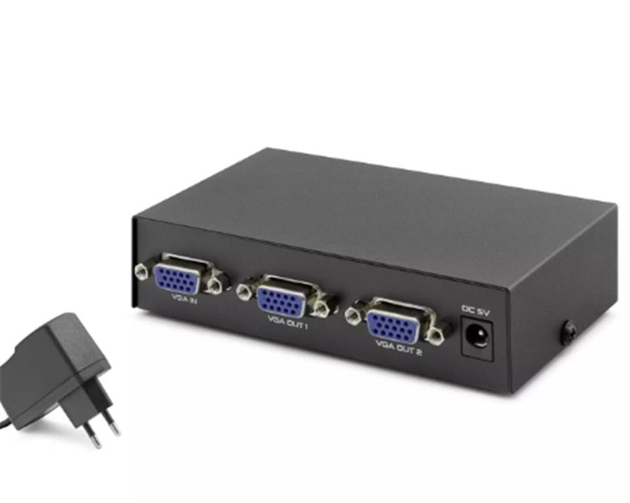 Kablolar ve Adaptörler Hadron Hdx1277 2 Port Vga Splitter 200Mhz 1-In 2-Out Siyah Satın Al