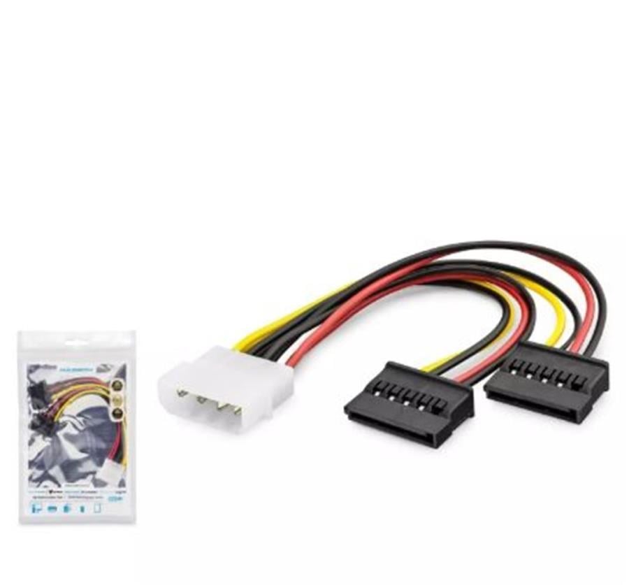 Kablolar ve Adaptörler Hadron Hdx5525 Sata Power Kablo Poşetli 2In1 16Cm Siyah Satın Al