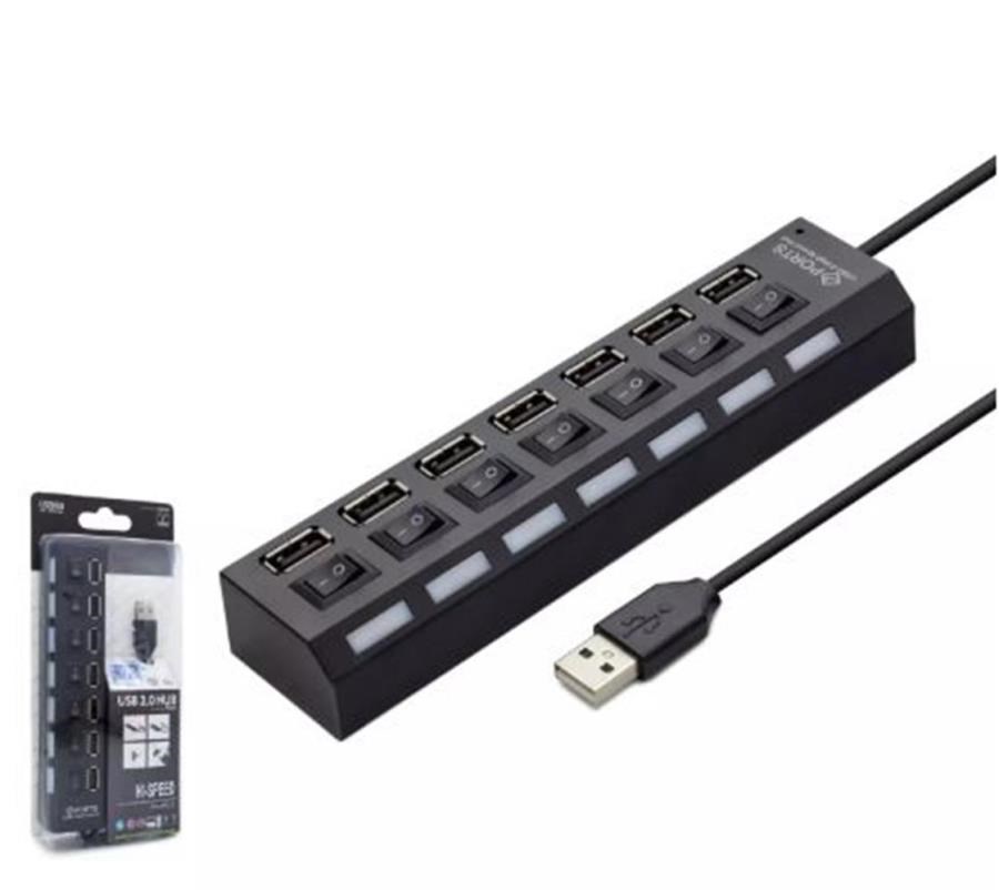 Kablolar ve Adaptörler Hadron Hdx7001 Usb Hub 7-Usb Siyah Anahtarlı Satın Al