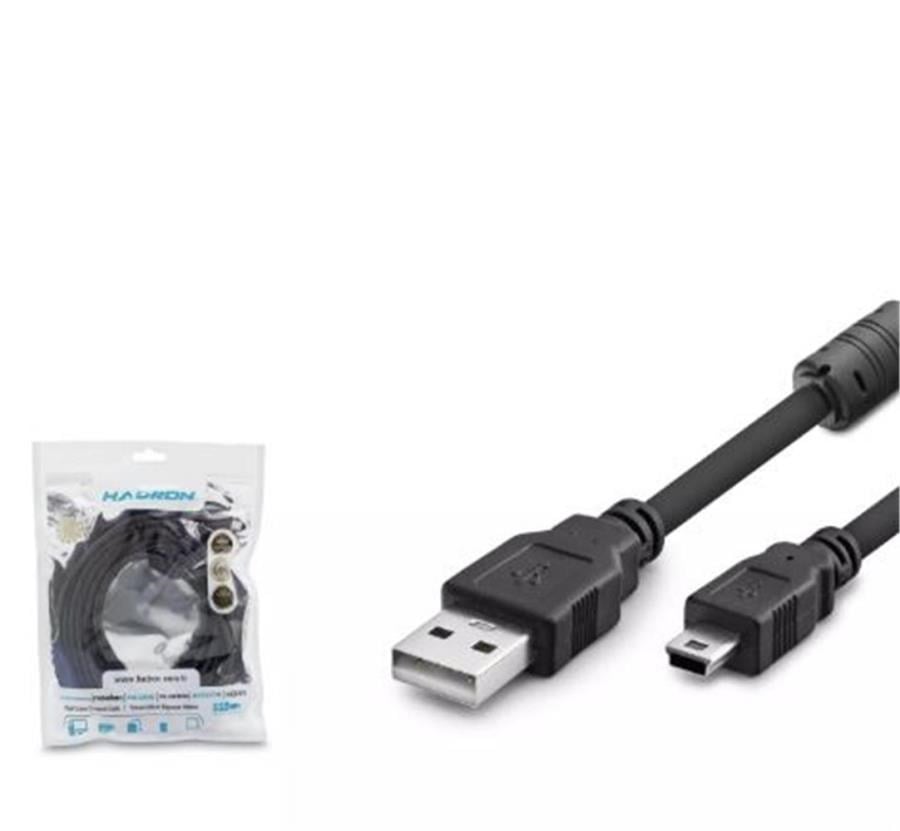 Kablolar ve Adaptörler Hadron Hdx7520 Usb Mini V3-5Pin To Usb Kablo 5M Siyah Satın Al