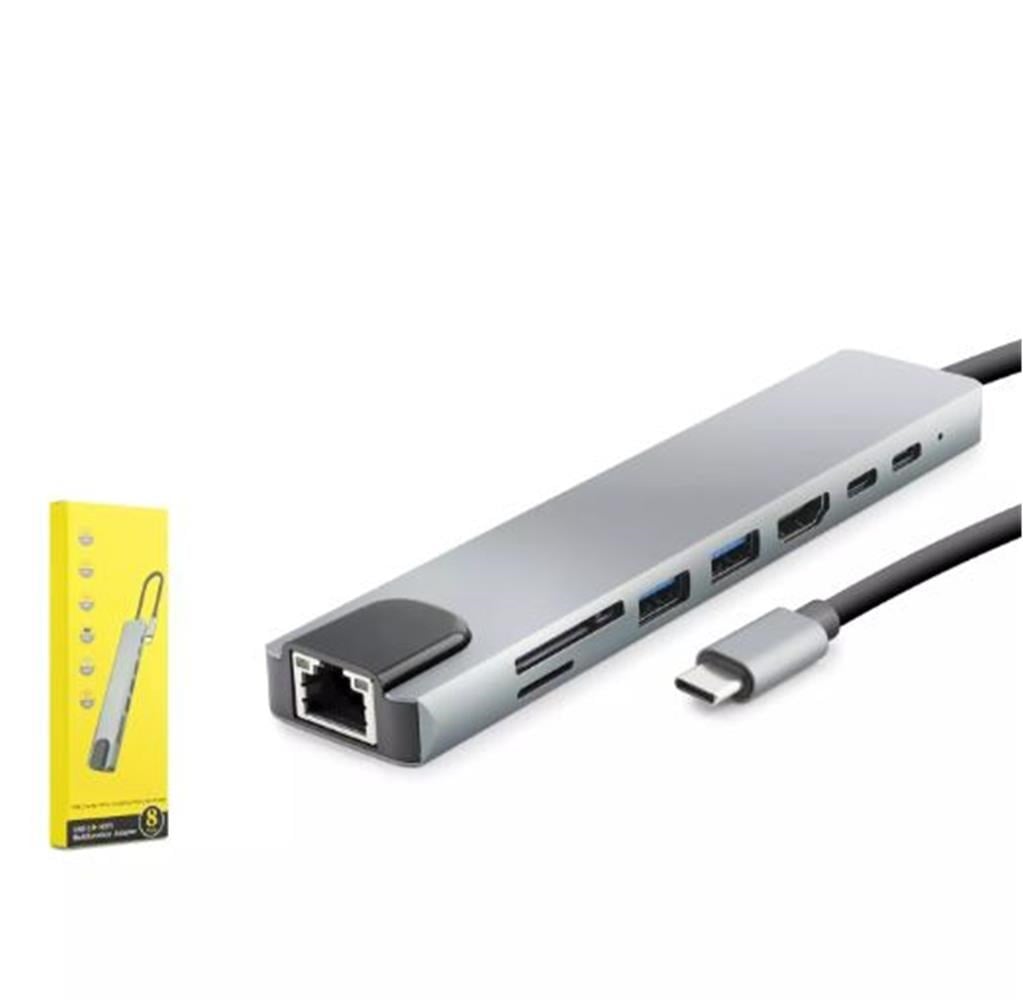 Kablolar ve Adaptörler HADRON HDX7841 TYPE-C TO HDTV HDMI 4K 30HZ + VGA 2IN1 GRİ Satın Al