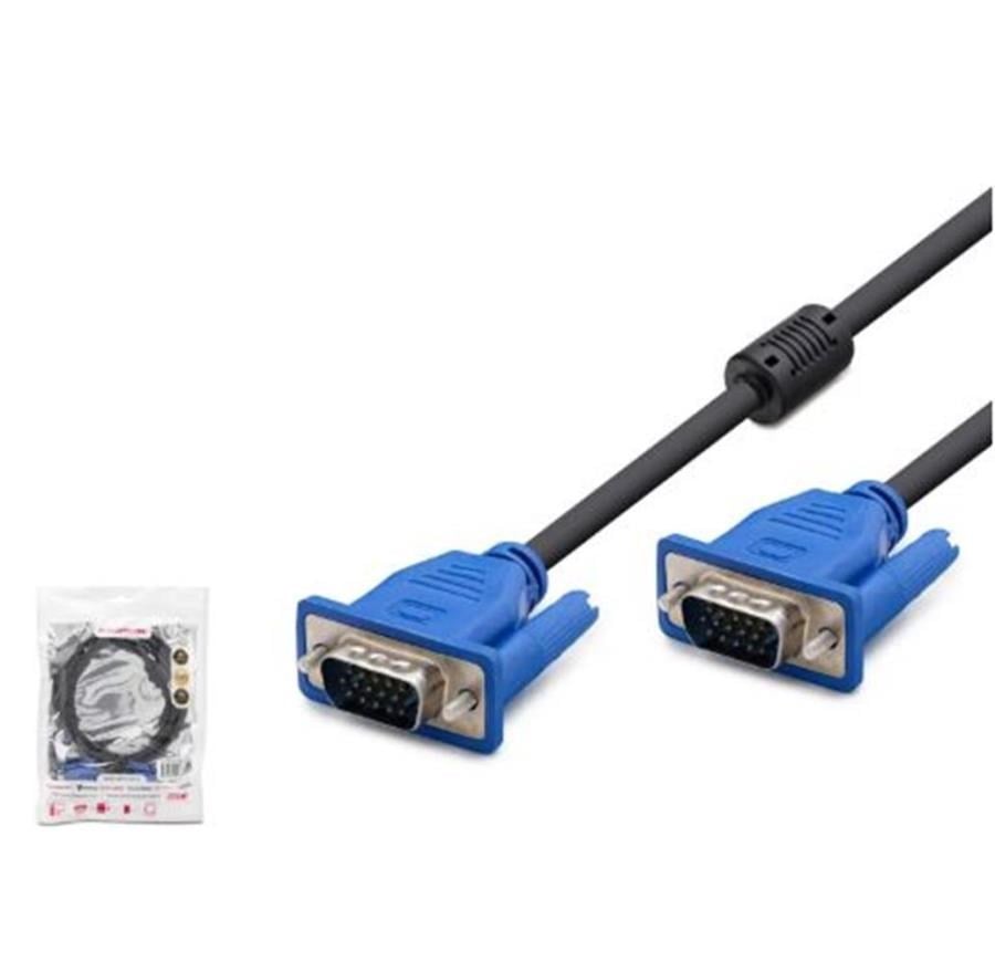 Kablolar ve Adaptörler HADRON HDX7848 VGA Kablo OD 6.0 mm 3+4 10mt - Siyah Mavi Satın Al