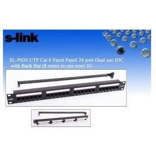 Kablolar ve Adaptörler S-link  SL-F624 24lü Utp Cat6 Patch Panel Satın Al