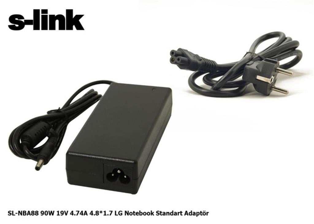 Kablolar ve Adaptörler S-LINK SL-NBA88 90W 19V 4.74A 4.8-1.7 LG NOTEBOOK Satın Al