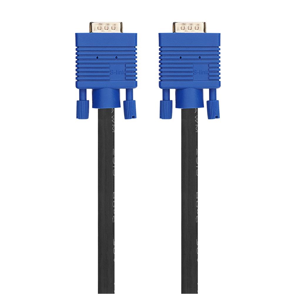 Kablolar ve Adaptörler S-link SLX-177 VGA M-M 10m Monitör Kablosu Satın Al