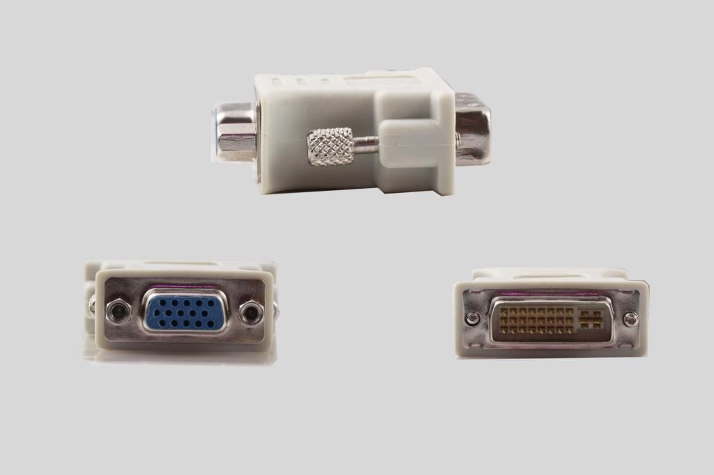 Kablolar ve Adaptörler Vcom CA301 Dvi 24+5 Erkek To Vga Dişi Dönüştürücü Satın Al