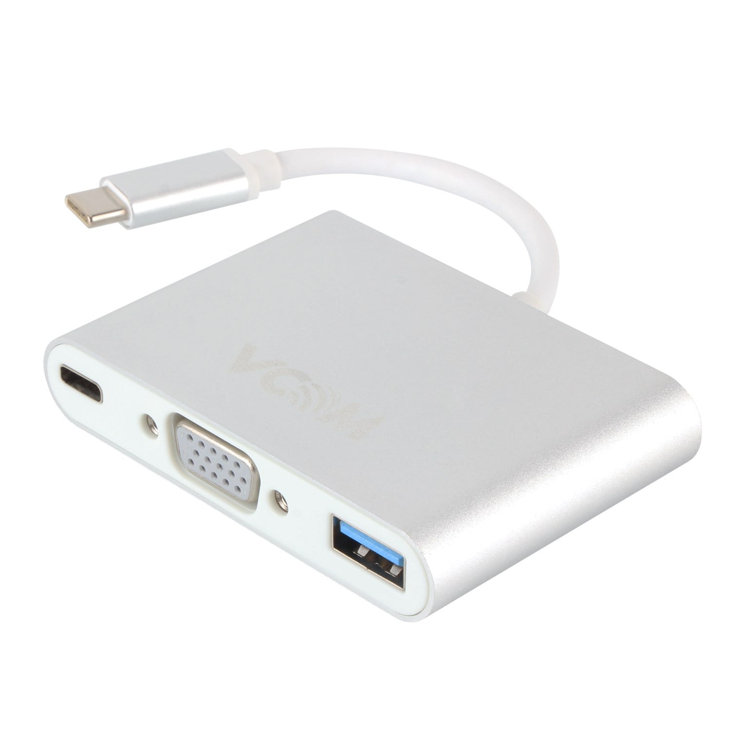 Kablolar ve Adaptörler Vcom CU426M Type-C-M To Vga-F Usb 3.0-F Type-C-F Çevirici Satın Al