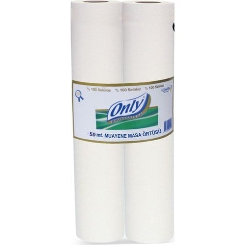 Kağıt Havlular Only Muayene Masa Örtüsü 50 mt x 2'li Rulo Paket Satın Al