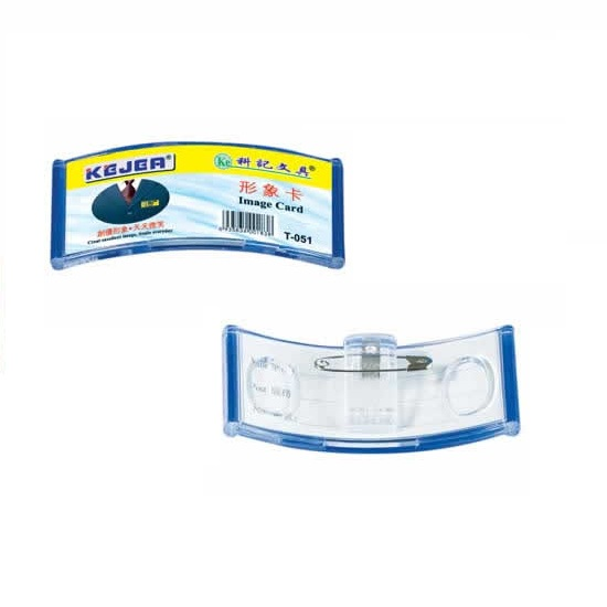 Kartvizitlikler KEJEA T-051 İĞNELİ İSİMLİK ŞEFFAF - 65X28MM - 25ADET Satın Al