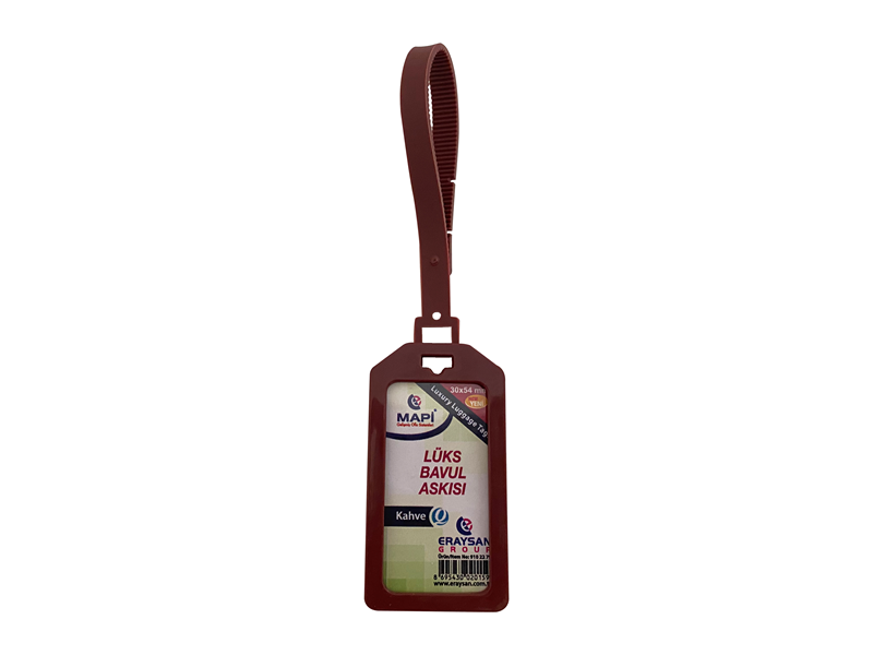 Kartvizitlikler MAPİ LÜKS BAVUL ASKISI (PLASTİK) 35X54 KAHVE TEKLİ Satın Al