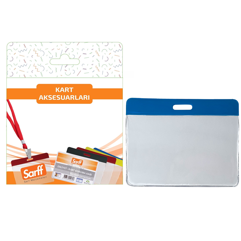 Kartvizitlikler SARFF 9.5X7.5CM MAVİ KART POŞETİ BLİSTER - 10ADET Satın Al