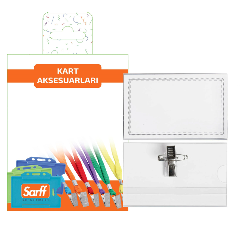Kartvizitlikler SARFF İĞNELİ KLİPSLİ PVC KOKART BLİSTER - 5ADET Satın Al