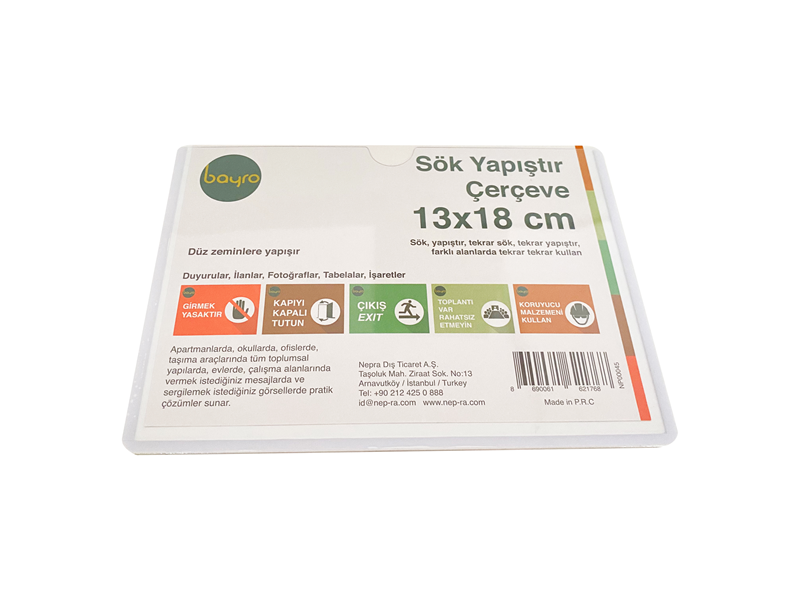 Kartvizitlikler SÖK YAPIŞTIR ÇERÇEVE (13X18) (NP00045) YATAY Satın Al