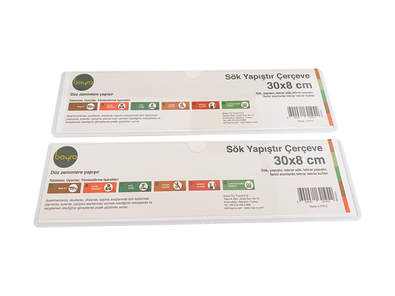 Kartvizitlikler SÖK YAPIŞTIR ÇERÇEVE (30X8) (NP00051) YATAY 2 Lİ Satın Al