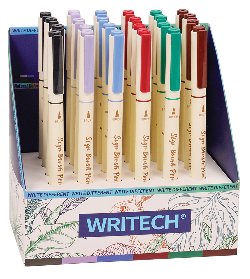 Keçeli Kalemler WRITECH W-827 FIRÇA TİP 6 RENK KEÇELİ KALEM - 24'LÜ SET Satın Al