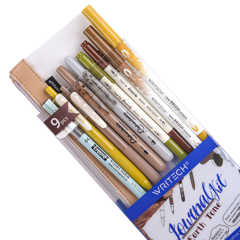 Keçeli Kalemler WRITECH W-JK03-2 DAWN KALEM SETİ (SARI-YEŞİL) - 9'LU SET Satın Al