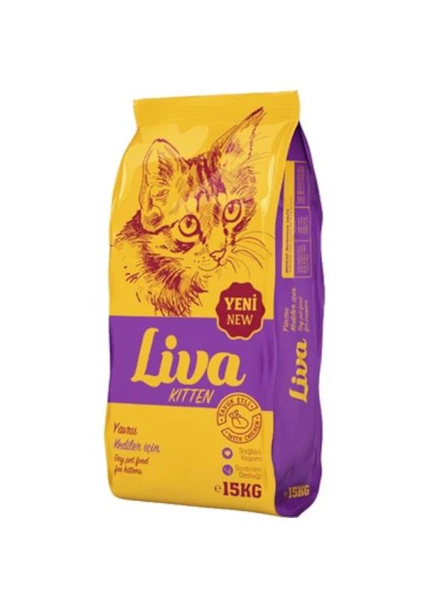 Kedi Maması Liva Tavuk Etli Yavru Kedi Maması 15 Kg Satın Al