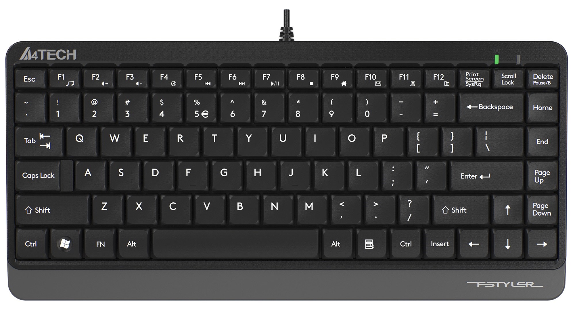Klavyeler ve Setleri A4 Tech FK11 Q Usb Kablolu Mm Mini Gri Siyah Klavye Satın Al