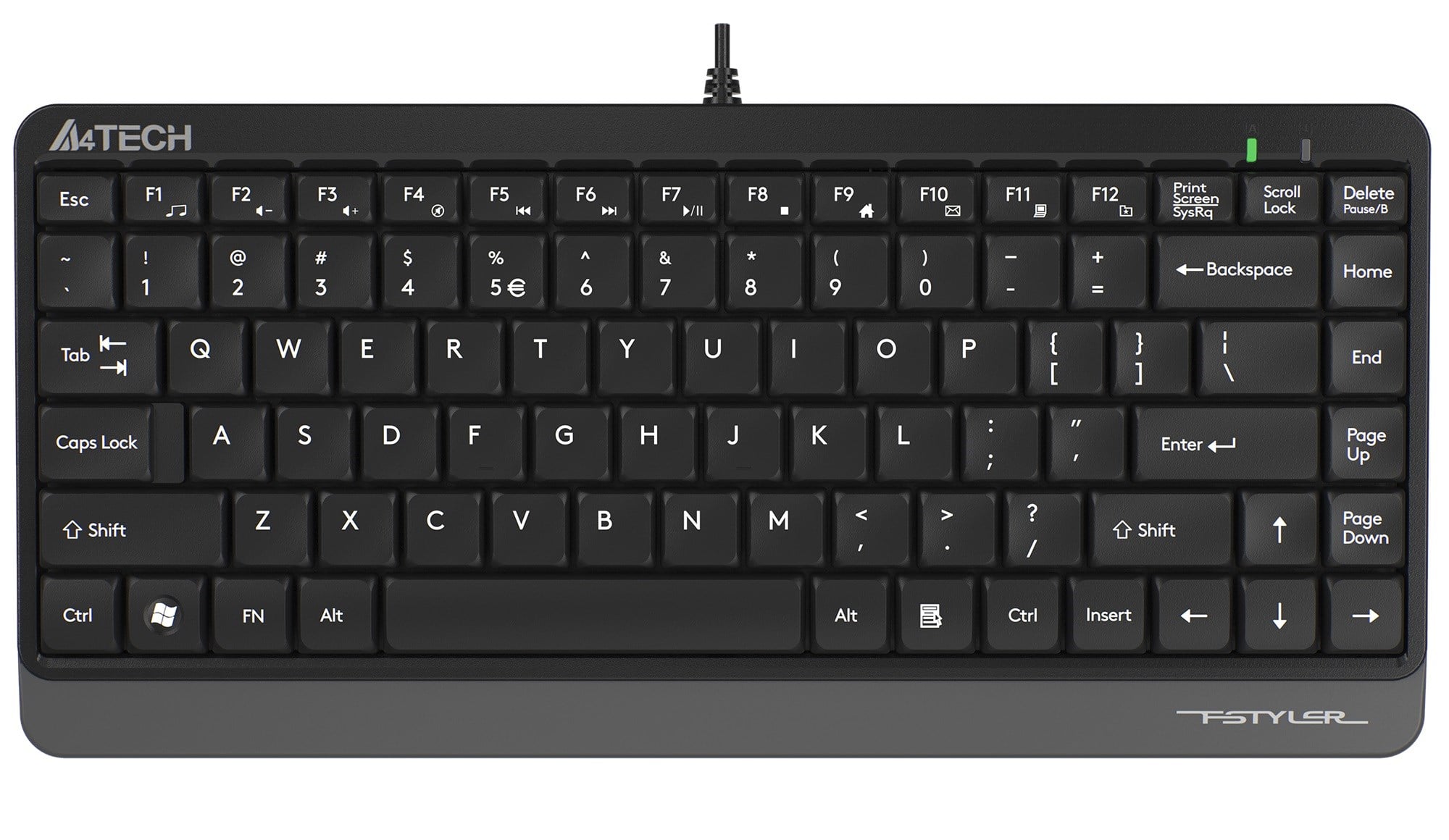 Klavyeler ve Setleri A4 Tech FK11 Q Usb Kablolu Mm Mini Gri Siyah Klavye Satın Al