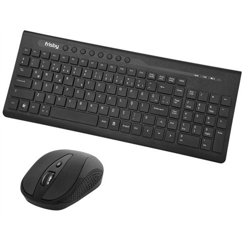 Klavyeler ve Setleri Frisby FK-W156QU USB Q TR Kablosuz Siyah Klavye Mouse Set Satın Al