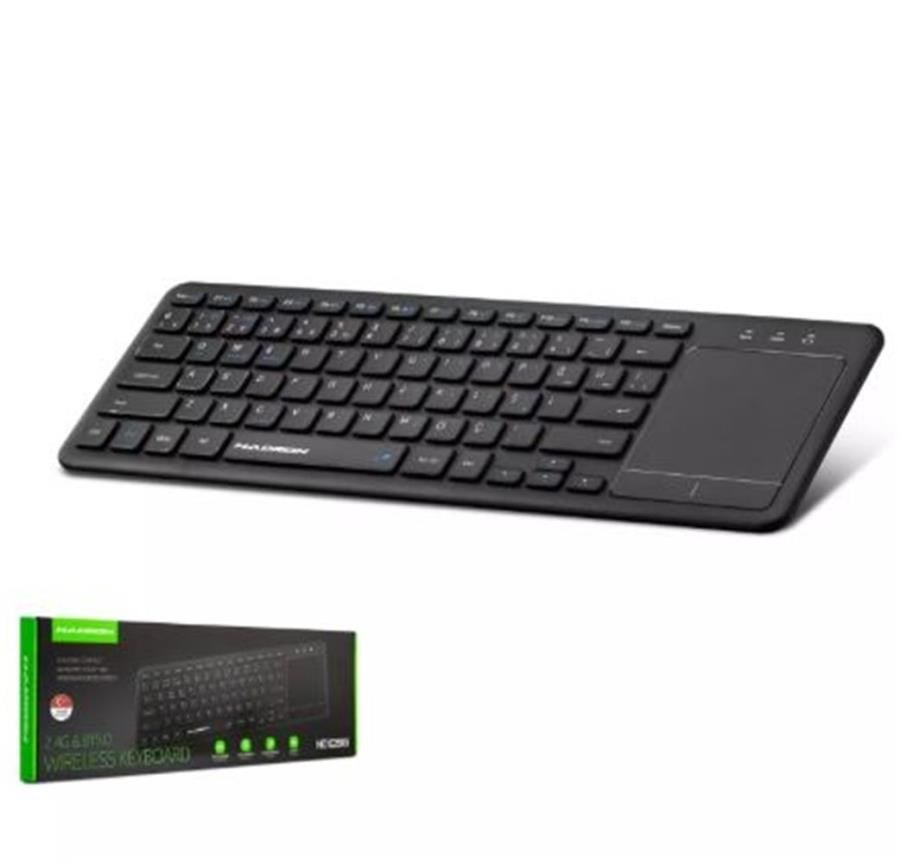 Klavyeler ve Setleri HADRON HDX2505 BLUETOOTH + WIRELESS KLAVYE + TOUCH PAD Q SİYAH Satın Al
