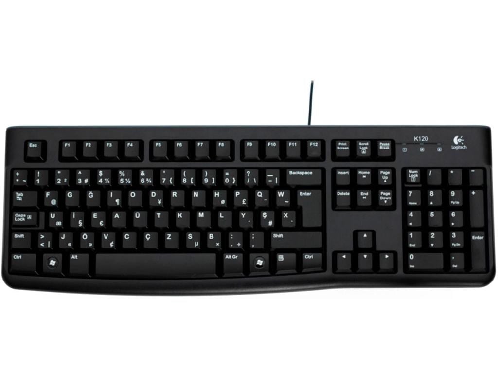 Klavyeler ve Setleri Logitech 920-004163 K120 F Usb Siyah Kablolu Klavye Satın Al