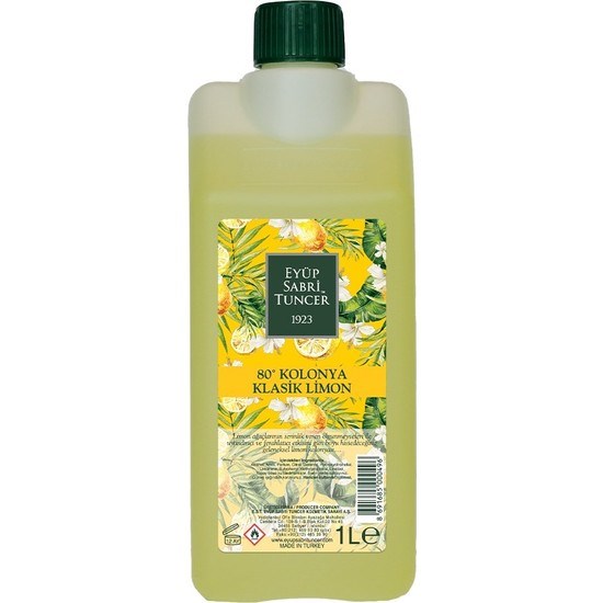 Kolonyalar Eyüp Sabri Tuncer 1lt Pet  Limon Kolonyası Satın Al