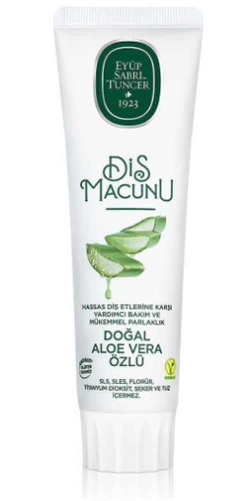 Kolonyalar Eyüp Sabri TuncerDoğal Aloe Vera Özlü Diş Macunu 90 ml Satın Al