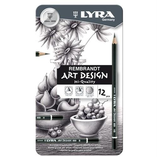 Kuru Boyalar Lyra Rembrandt Art Design Çizim Set Krşk Dereceler 12'li Metal Kt Satın Al